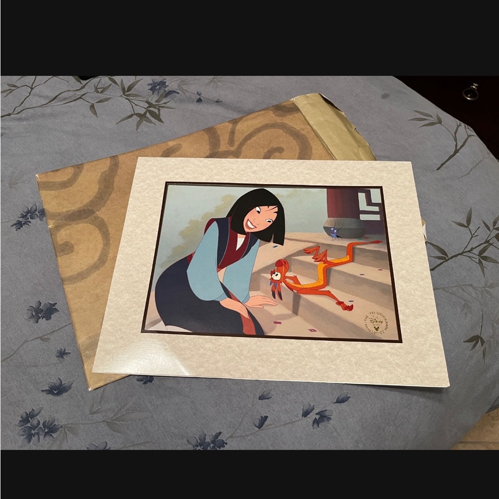 The Disney Store Mulan Print 1999 Lithograph Collection